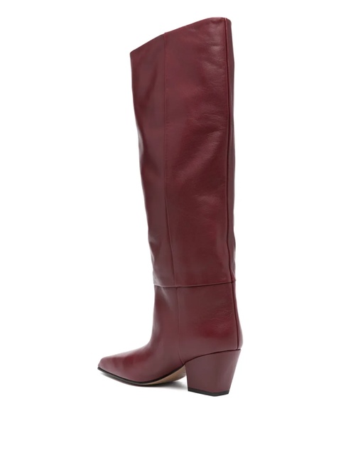 Paris Texas 70mm calf leather pointed-toe boots - Red - zdjęcie produktu nr 2