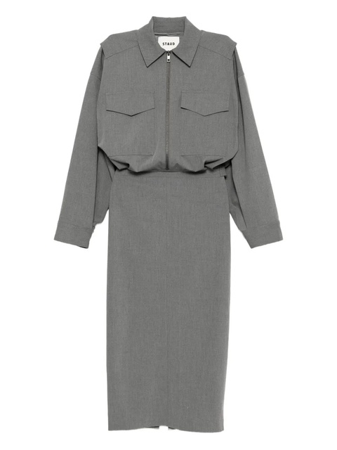 STAUD Scout dress - Grey - zdjęcie produktu nr 1