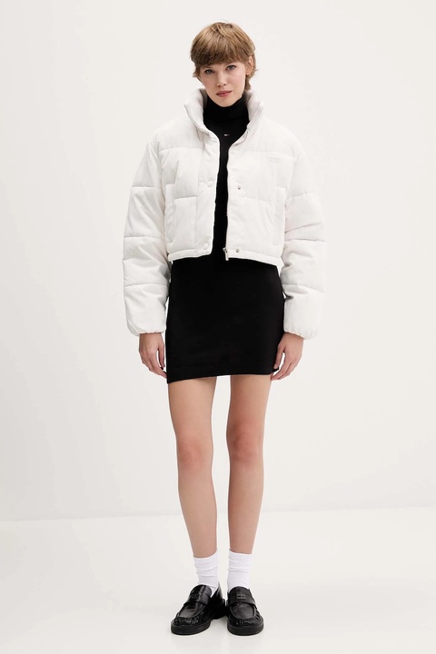 Tommy Jeans kurtka kolor biały zimowa oversize DW0DW21658 - zdjęcie produktu nr 2
