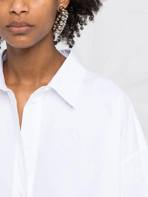 The Attico Diana asymmetric button-up shirt - White - zdjęcie produktu nr 2