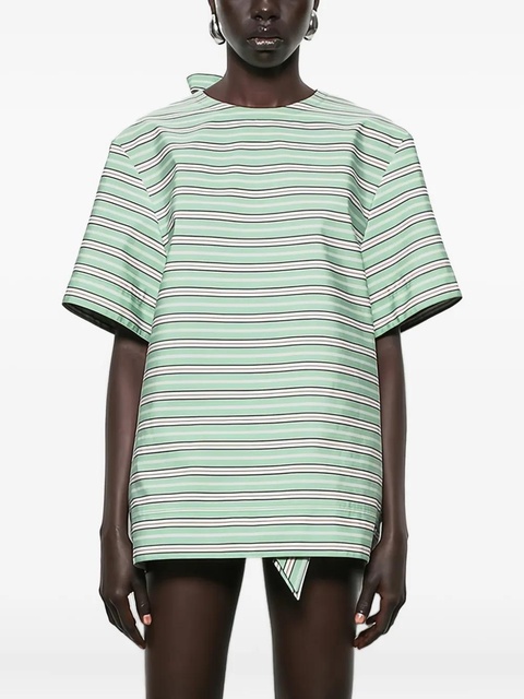 Rabanne striped blouse - Green - zdjęcie produktu nr 1