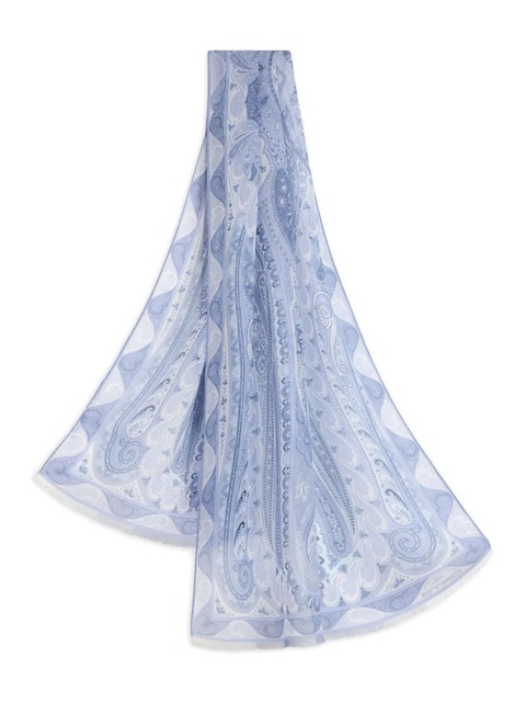 ETRO paisley-print scarf - White - zdjęcie produktu nr 2