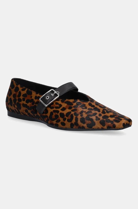 Vagabond Shoemakers baleriny skórzane WIOLETTA kolor brązowy 5901-161-94 - zdjęcie produktu nr 1