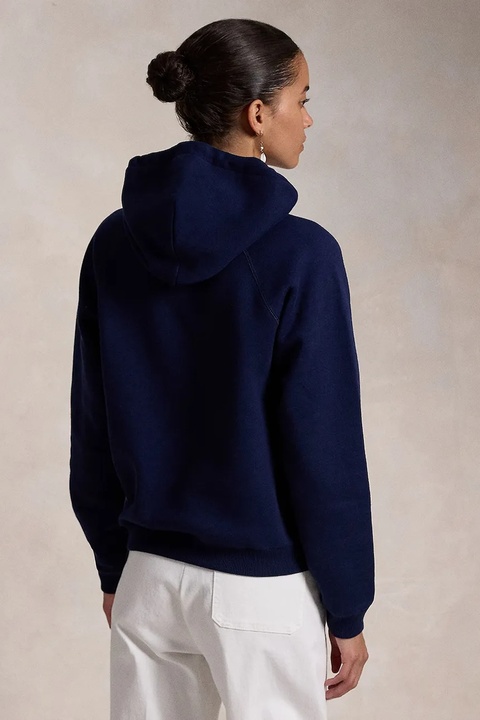 Polo Ralph Lauren bluza damska kolor granatowy z kapturem gładka 211943007 - zdjęcie produktu nr 2