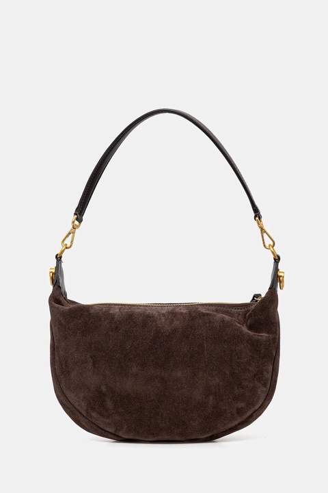 Gianni Chiarini torebka zamszowa AISHA kolor brązowy BS.12050.CM - zdjęcie produktu nr 2