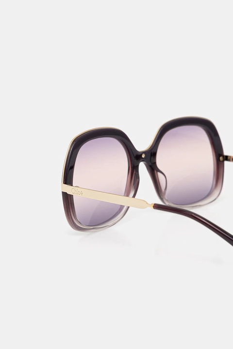 Chloé okulary przeciwsłoneczne damskie kolor bordowy CH0327S - zdjęcie produktu nr 1