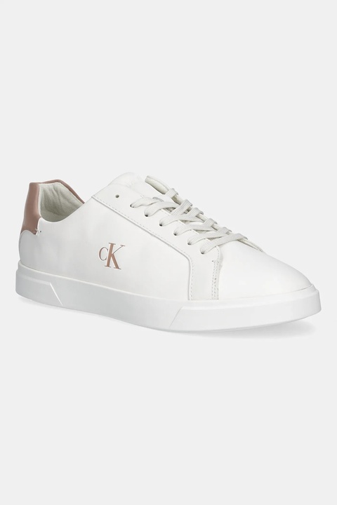 Calvin Klein sneakersy LOW PRO CUPS LTH MG damskie kolor biały HW0HW02823 - zdjęcie produktu nr 1