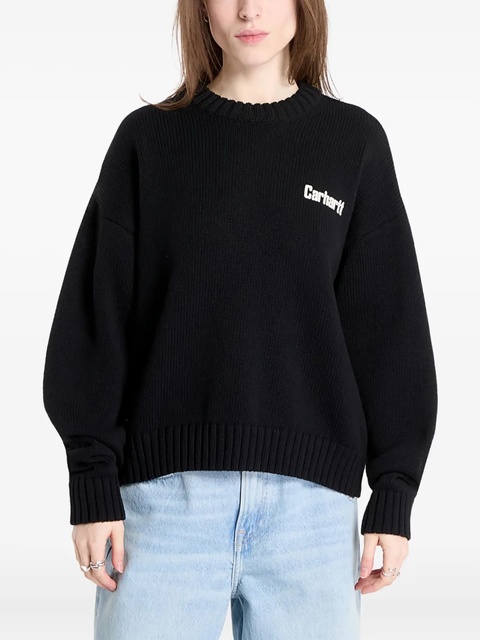 Carhartt WIP logo-detail heart-print sweater - Black - zdjęcie produktu nr 2