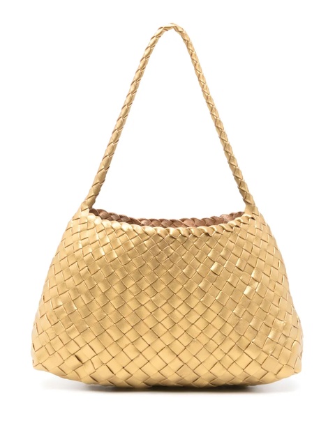 DRAGON DIFFUSION Rosanna leather shoulder bag - Gold - zdjęcie produktu nr 1