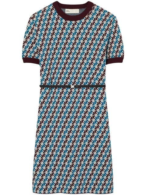 Tory Burch jacquard-weave sweater dress - Blue - zdjęcie produktu nr 1