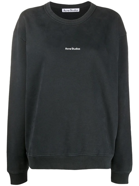 Acne Studios logo-print sweatshirt - Black - zdjęcie produktu nr 1