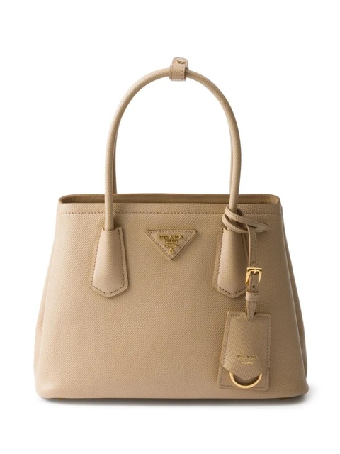Prada small Double Saffiano tote bag - Neutrals - zdjęcie produktu nr 1