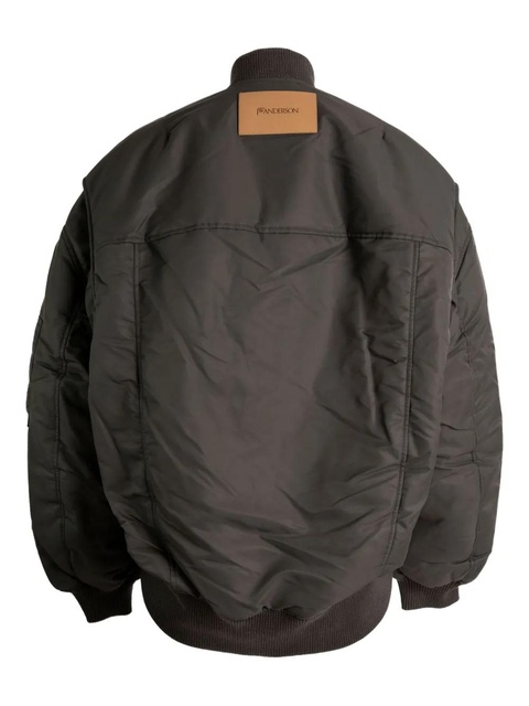 JW Anderson zip-fastening bomber jacket - Grey - zdjęcie produktu nr 2