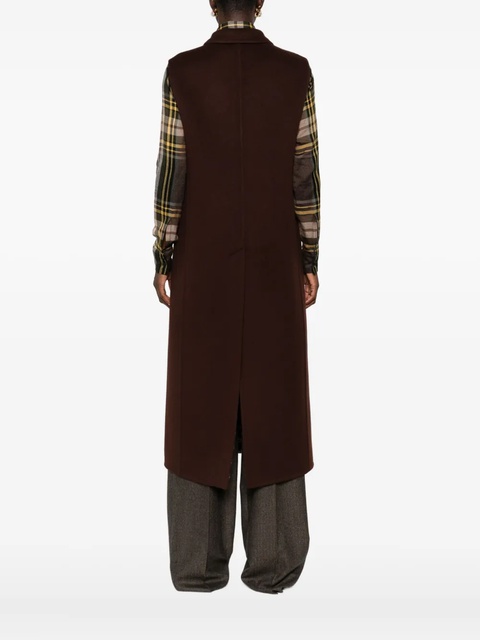 Gucci double-breasted sleeveless coat - Brown - zdjęcie produktu nr 2