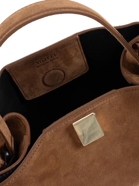 Yuzefi Gyoza suede cross body bag - Brown - zdjęcie produktu nr 2