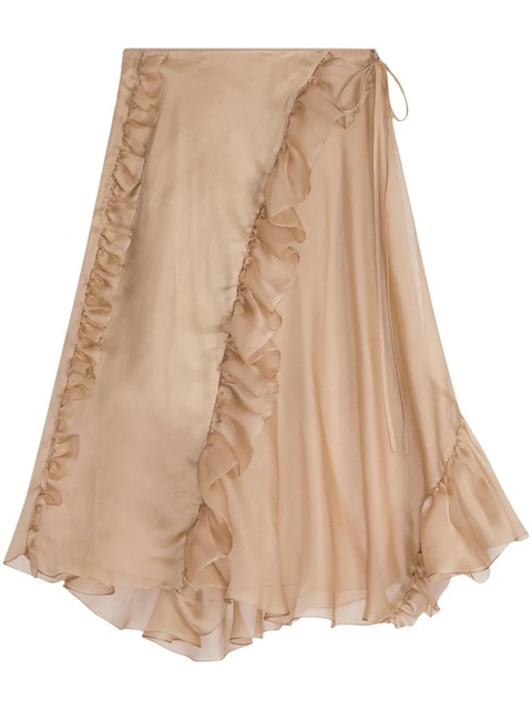 Cecilie Bahnsen Adelina midi skirt - Neutrals - zdjęcie produktu nr 2