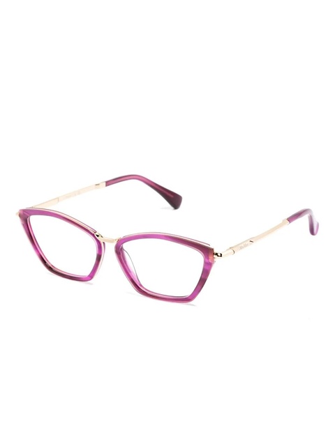 Max Mara Eyewear cat-eye frame glasses - Purple - zdjęcie produktu nr 2