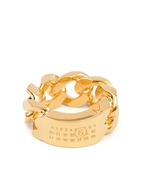 MM6 Maison Margiela Minimal ring - Gold - zdjęcie produktu nr 1