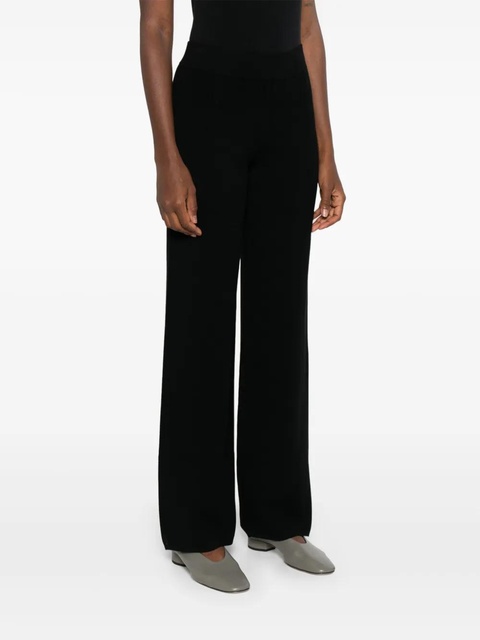 Max Mara elasticated-waist palazzo trousers - Black - zdjęcie produktu nr 2