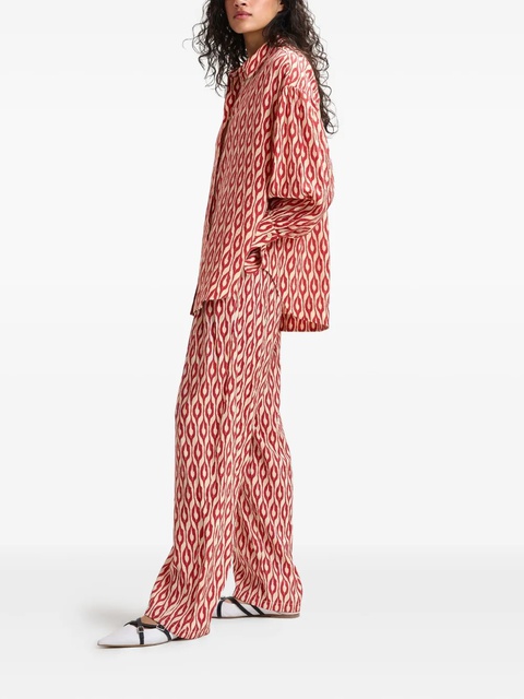 Essentiel Antwerp Ihalton patterned trousers - Orange - zdjęcie produktu nr 2