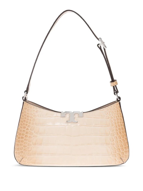 Tory Burch Eleanor crocodile-embossed shoulder bag - Neutrals - zdjęcie produktu nr 1