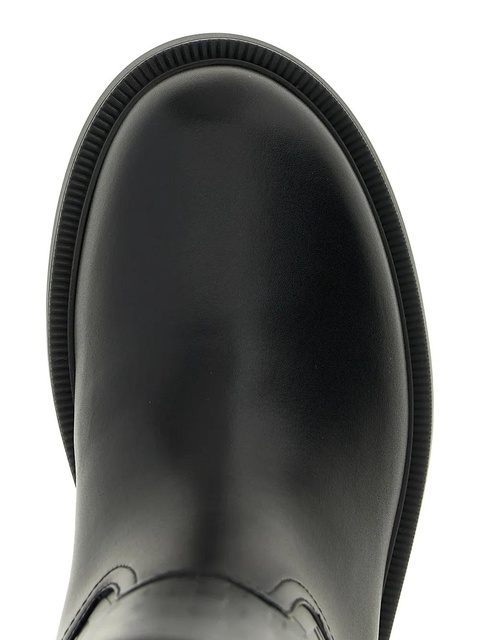 FENDI Filo embossed-pattern boots - Black - zdjęcie produktu nr 1