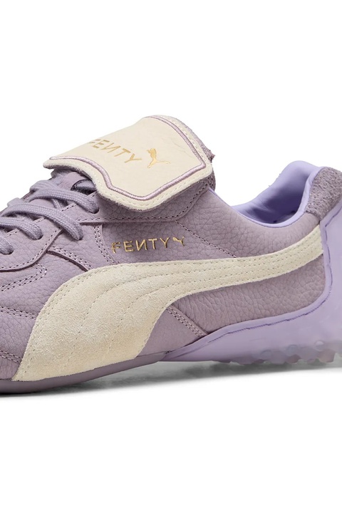 Puma sneakersy nubukowe PUMA x FENTY damskie kolor fioletowy 404191 - zdjęcie produktu nr 2