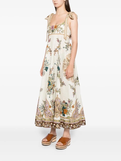 ALEMAIS Floral tie-strap sundress - CREAM - zdjęcie produktu nr 2