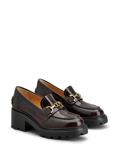 Tod's 60mm leather loafers - Brown - zdjęcie produktu nr 1