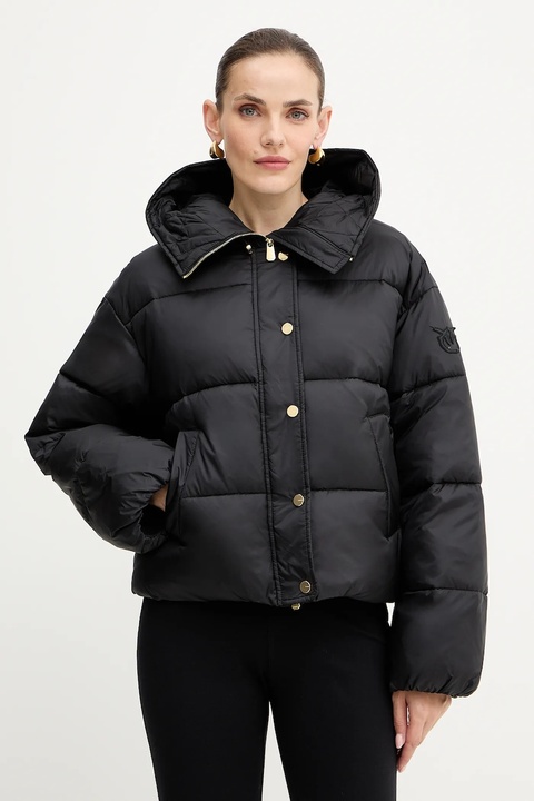 Pinko kurtka kolor czarny zimowa oversize 105656 A2TF - zdjęcie produktu nr 1