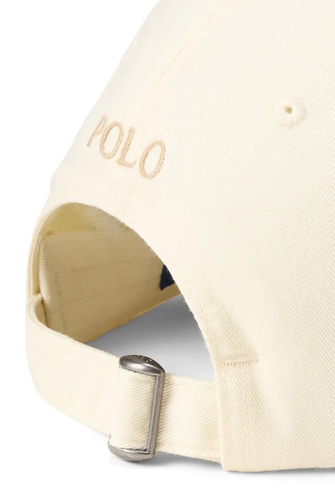 Polo Ralph Lauren czapka z daszkiem bawełniana kolor beżowy gładka 710667709 - zdjęcie produktu nr 2