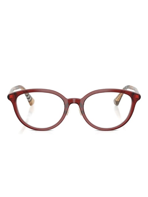 Burberry Eyewear round-frame glasses - Red - zdjęcie produktu nr 1