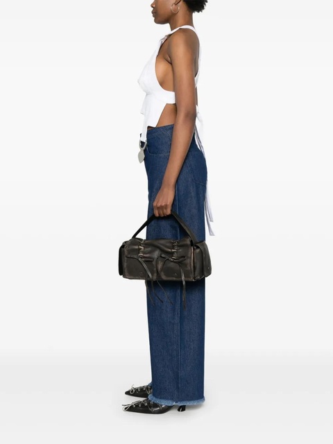 Acne Studios Multipocket leather tote bag - Brown - zdjęcie produktu nr 2