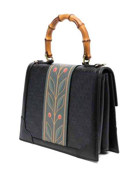Casablanca Jeanne logo-patch tote bag - Black - zdjęcie produktu nr 2