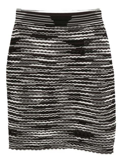 Missoni striped ribbed skirt - Brown - zdjęcie produktu nr 1