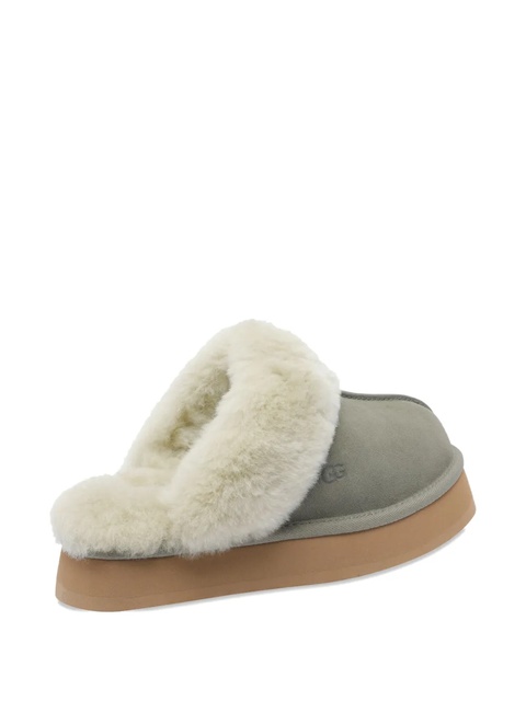 UGG sheepskin-lined round-toe sliders - Green - zdjęcie produktu nr 2