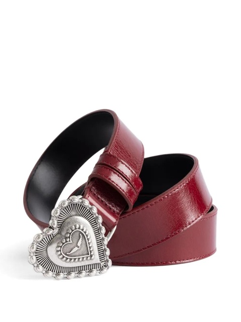 Zadig&Voltaire Santa Fe heart buckle belt - Red - zdjęcie produktu nr 2