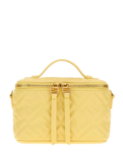 FENDI mini Vanity FF-motif crossbody bag - Yellow - zdjęcie produktu nr 1