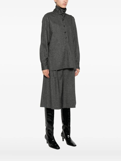 SOLOTRE buttoned-collar shirt - Grey - zdjęcie produktu nr 2