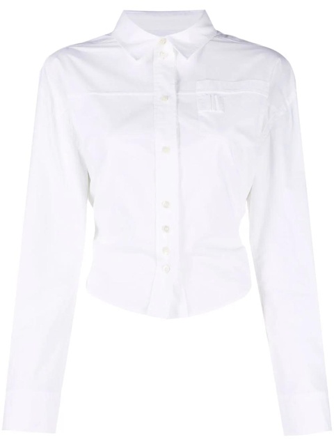 Jacquemus La chemise Aqua fitted shirt - White - zdjęcie produktu nr 1