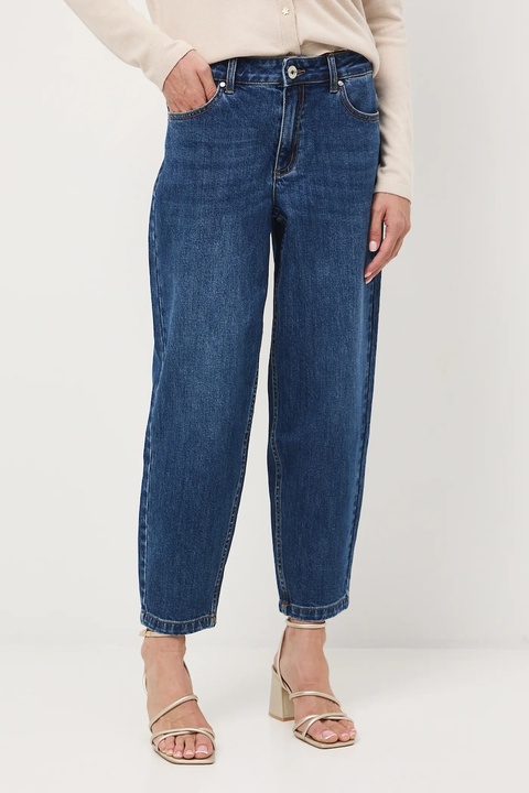 Medicine jeansy damskie kolor granatowy - zdjęcie produktu nr 2