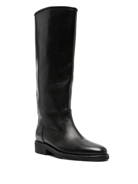 Golden Goose 35mm leather knee-high boots - Black - zdjęcie produktu nr 2
