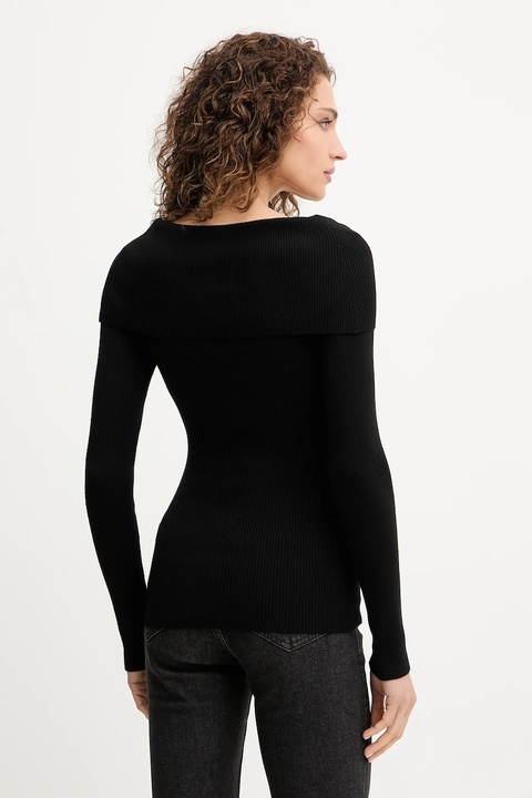 Silvian Heach sweter FRIDRIK damski kolor czarny lekki GPA25249MA - zdjęcie produktu nr 2