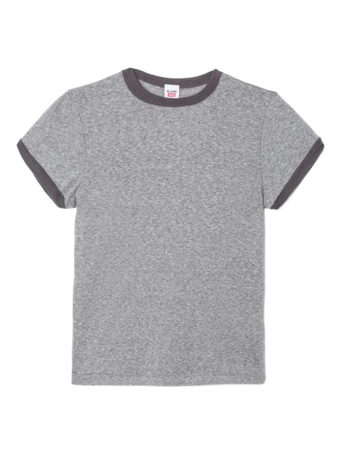 RE/DONE ringer-detail tee - Grey - zdjęcie produktu nr 1