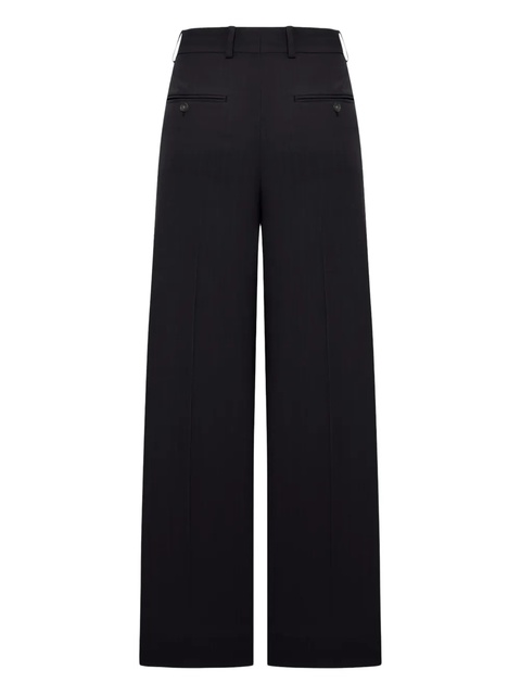 TOTEME wide-leg wool trousers - Black - zdjęcie produktu nr 2