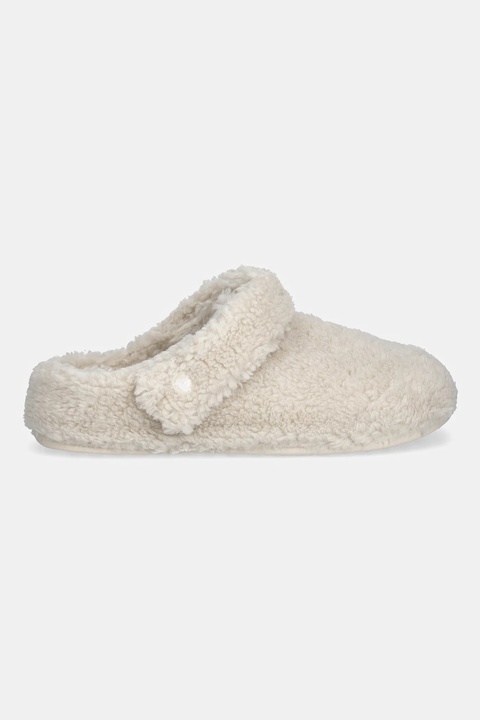 Crocs kapcie Classic Cozzy Slipper kolor beżowy 209386 - zdjęcie produktu nr 1
