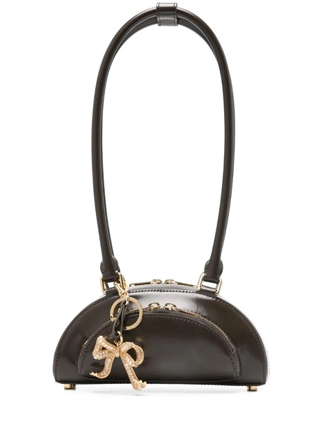 Self-Portrait Curved Charm shoulder bag - Brown - zdjęcie produktu nr 1
