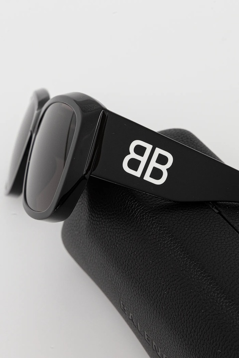 Balenciaga okulary przeciwsłoneczne damskie kolor czarny BB0445SK - zdjęcie produktu nr 2