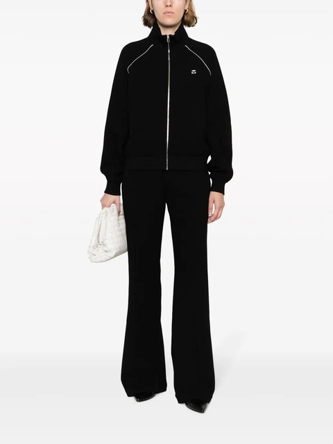 Tory Burch striped flared trousers - Black - zdjęcie produktu nr 1