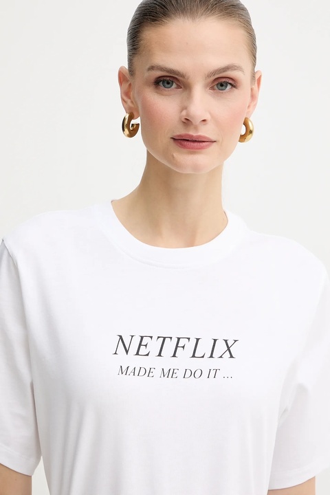 Victoria Beckham t-shirt bawełniany damski kolor biały 1325JTS006477A - zdjęcie produktu nr 2